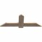 Ekena Millwork Eugene Smooth Timber Gable Bracket, Douglas Fir, 48"W x 18"H x 1 1/2"D x 5 1/2"F, 9/12 Pitch GBW048X18X0206EUG00SDF - alternate 2